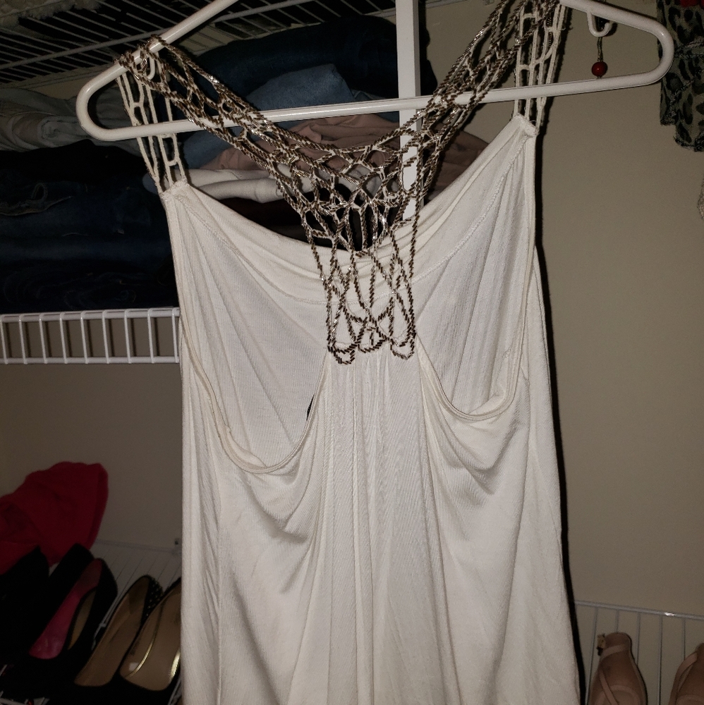 Express white tank top